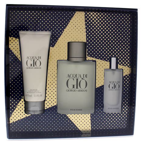 acqua di gio perfume gift set|gio armani cologne gift set.